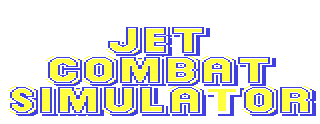 Jet Combat Simulator logo for Commodore 64